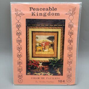 Peaceable Kingdom Quilt Pattern Shirley Fowlkes Color Me Patterns